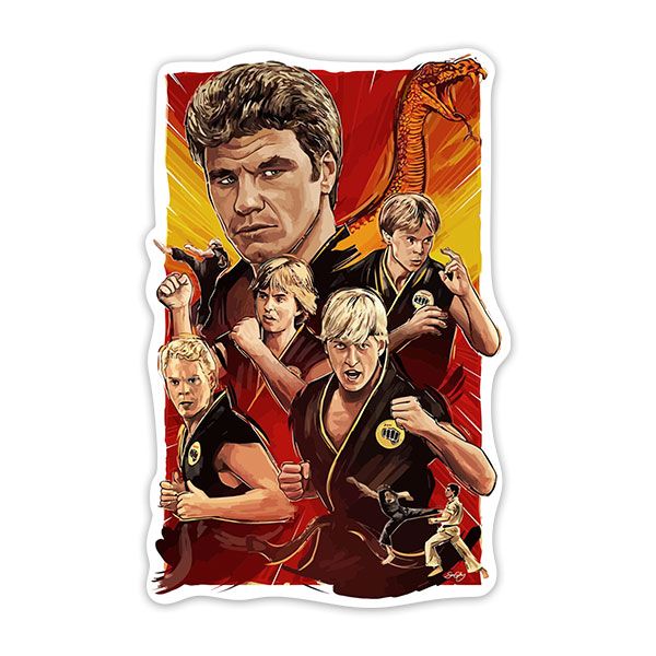 Autocollants: Cobra Kai Équipe