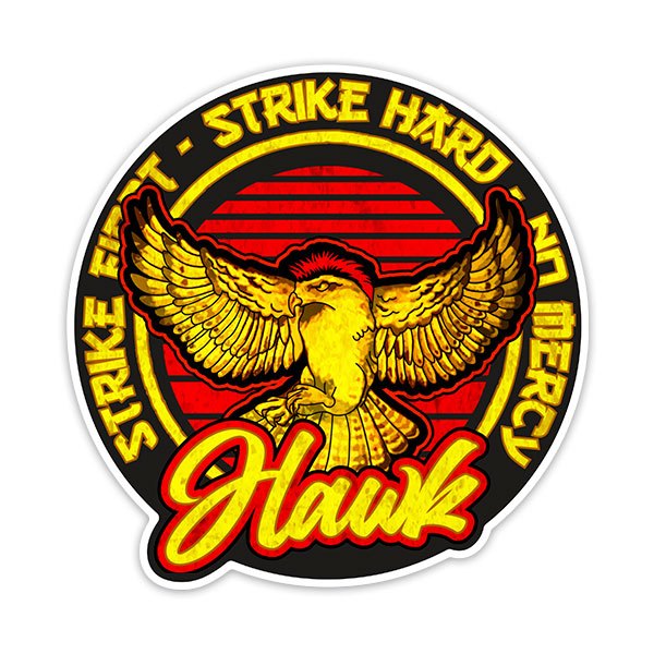 Autocollants: Cobra Kai Hawk Aigle