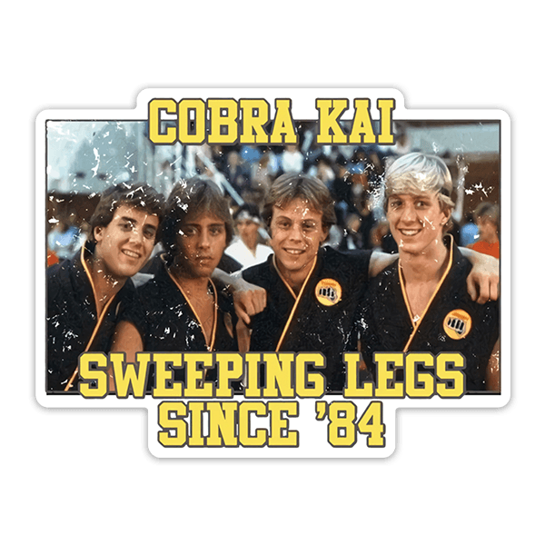 Autocollants: Cobra Kai Since 84