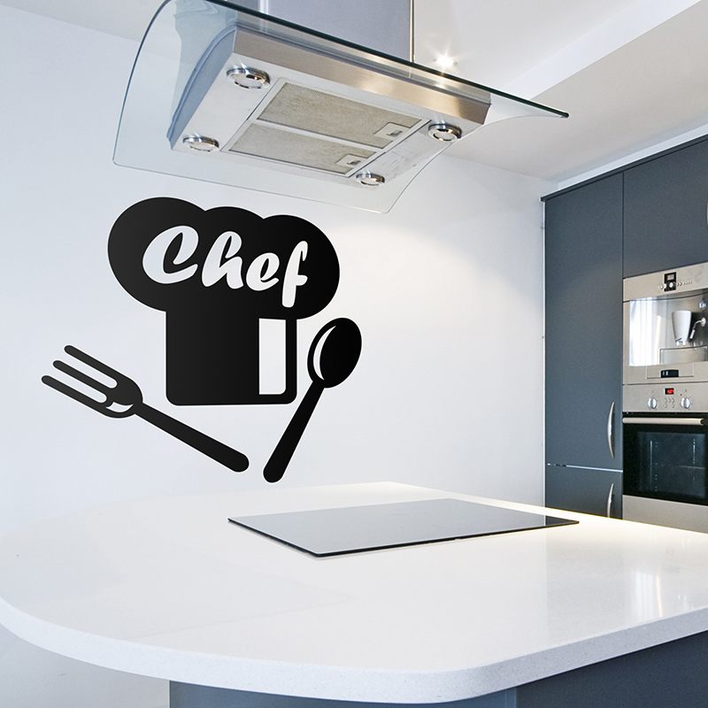 Toque de chef et couverts 2/2