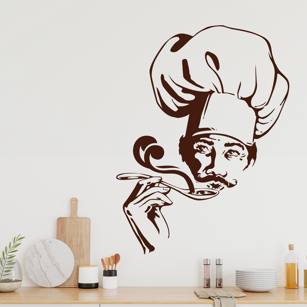 Stickers muraux: Chef faire la soupe test