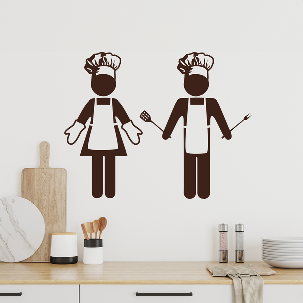 Stickers muraux: Chefs