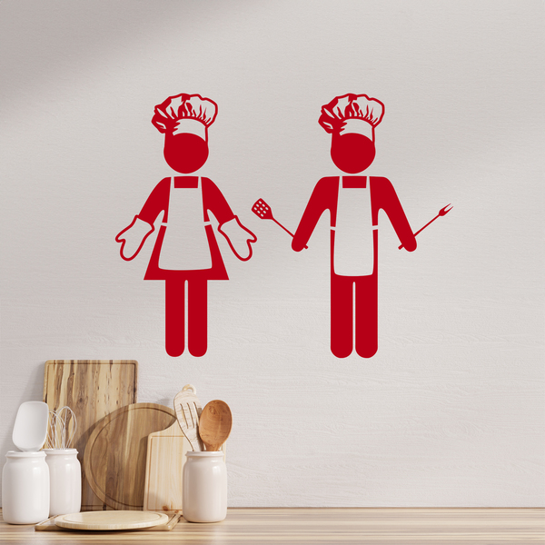 Stickers muraux: Chefs