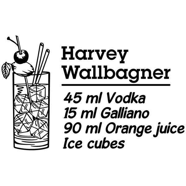 Stickers muraux: Cocktail Harvey Wallbagner - anglais