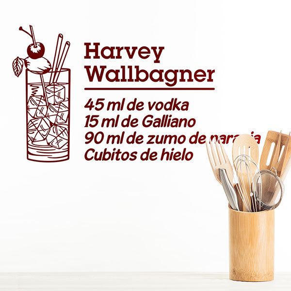 Stickers muraux: Cocktail Harvey Wallbagner - spagnol