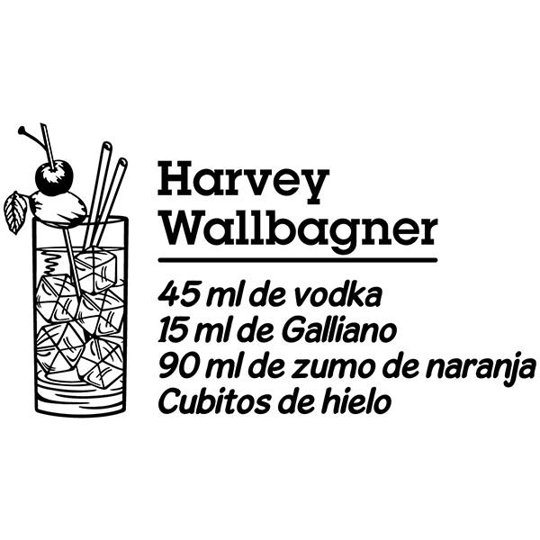 Stickers muraux: Cocktail Harvey Wallbagner - spagnol