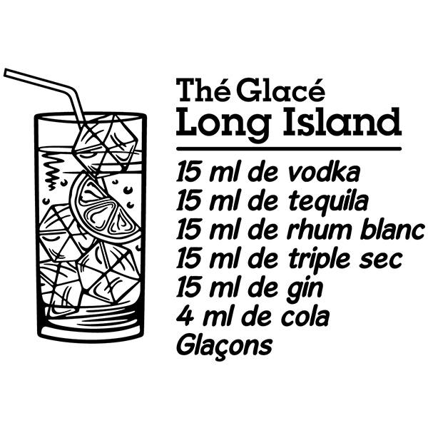 Stickers muraux: Cocktail Long Island - français