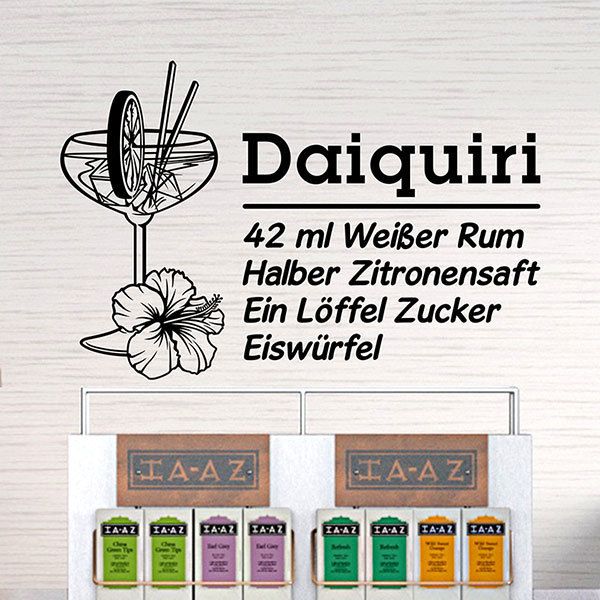 Stickers muraux: Cocktail Daiquiri - allemand 0