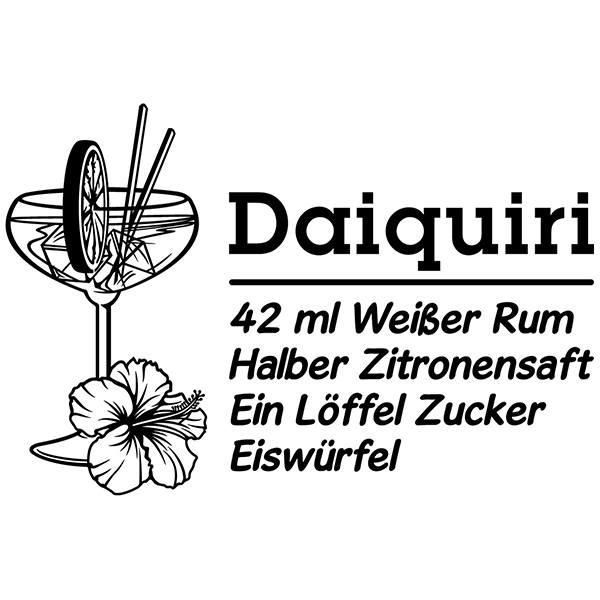 Stickers muraux: Cocktail Daiquiri - allemand