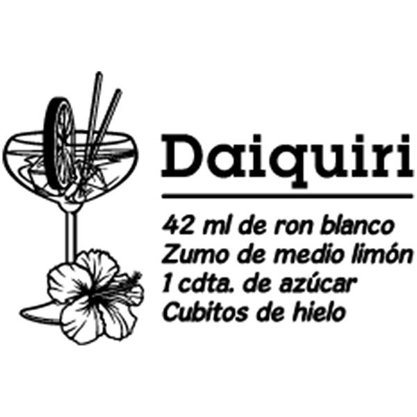 Stickers muraux: Cocktail Daiquiri - espagnol