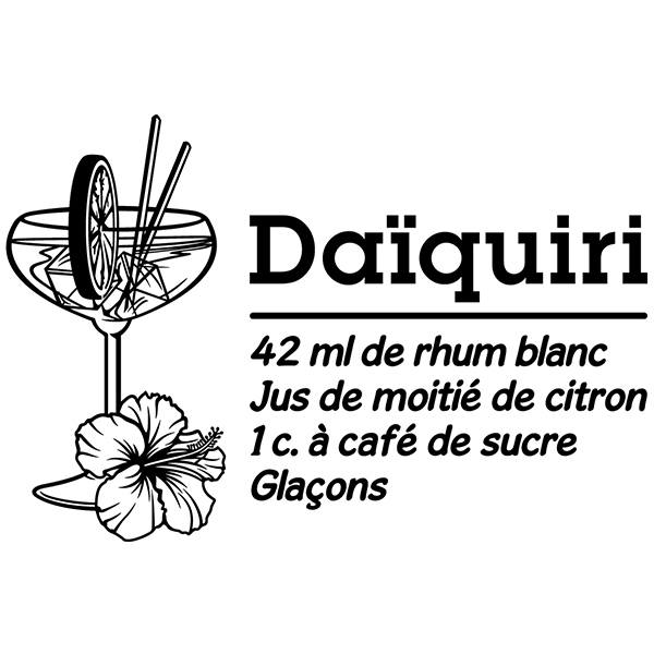 Stickers muraux: Cocktail Daïquiri - français