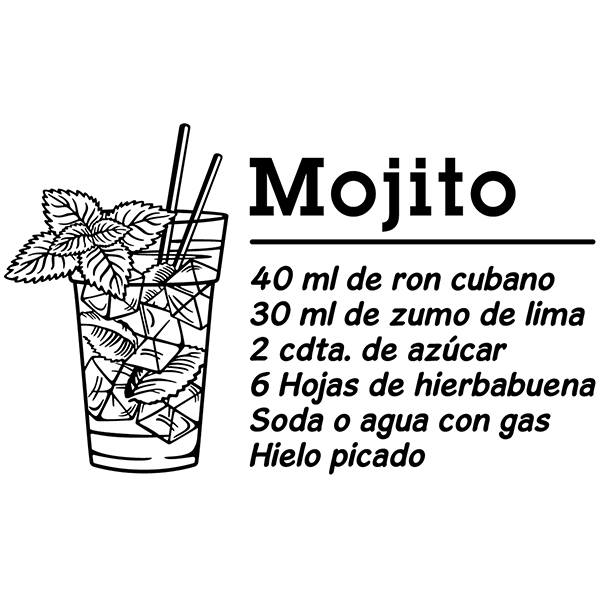 Stickers muraux: Cocktail Mojito - espagnol