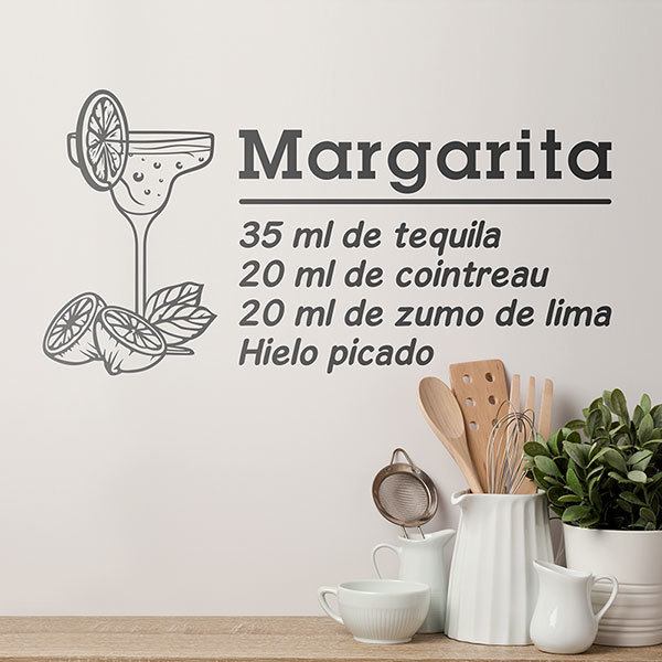 Stickers muraux: Cocktail Margarita - espagnol