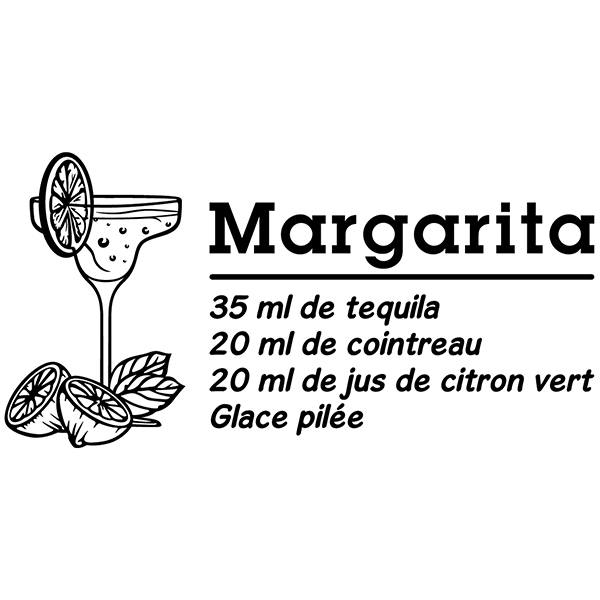 Stickers muraux: Cocktail Margarita - français