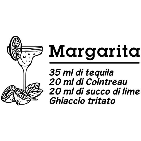 Stickers muraux: Cocktail Margarita - italien