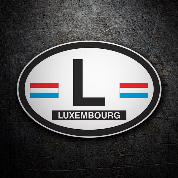 Autocollants: Luxembourg