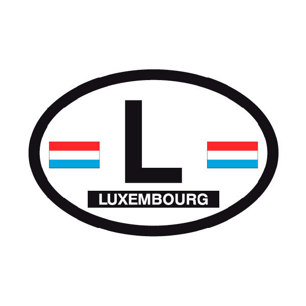 Autocollants: Luxembourg