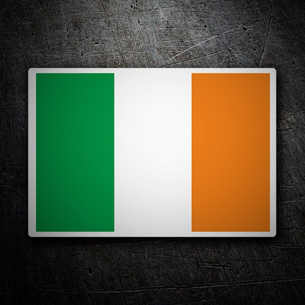 Autocollants: Drapeau Irlande