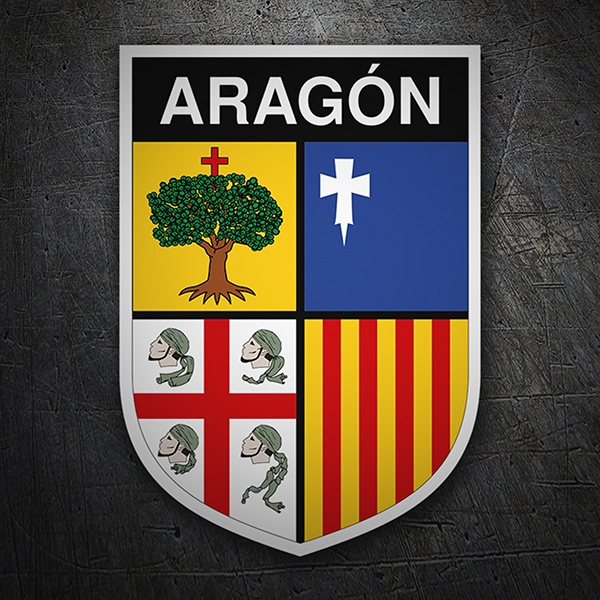 Autocollants: Écusson Aragon 1