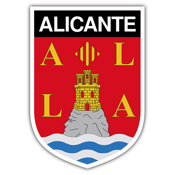 Autocollants: Écusson Alicante