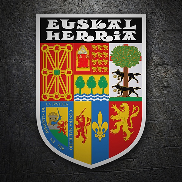 Autocollants: Écusson traditionnel Euskal Herria 1