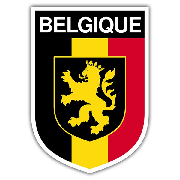 Autocollants: Écusson Belgique