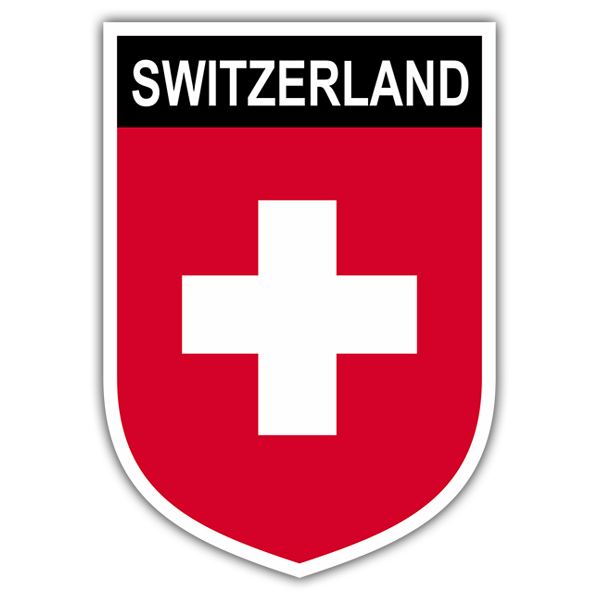 Autocollants: Écusson Suisse