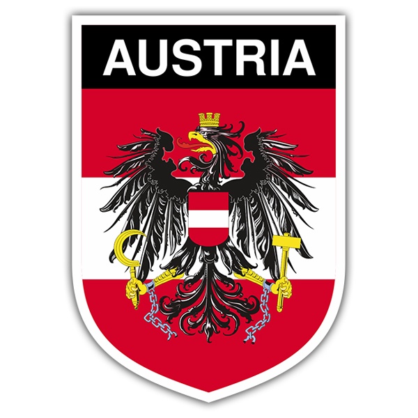 Autocollants: Écusson Autriche