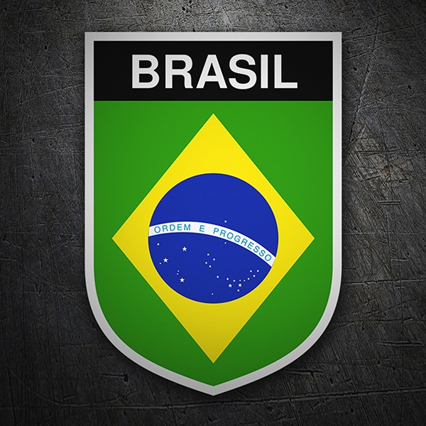 Autocollants: Écusson Brésil 1