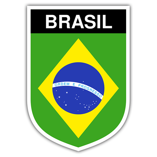 Autocollants: Écusson Brésil 0