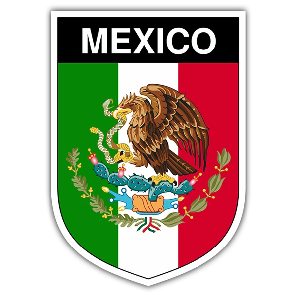 Autocollants: Écusson Mexique