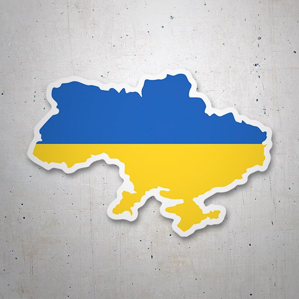 Autocollants: Silhouette pays Ukraine