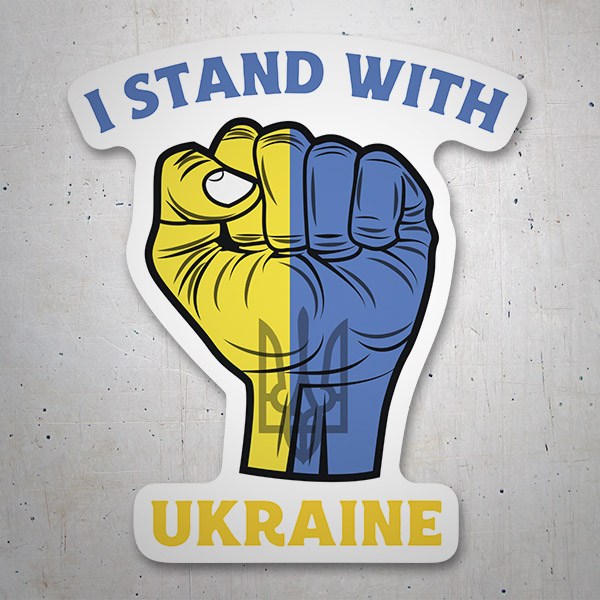 Autocollants: Je suis avec l'Ukraine