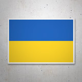 Autocollants: Drapeau de l'Ukraine 3