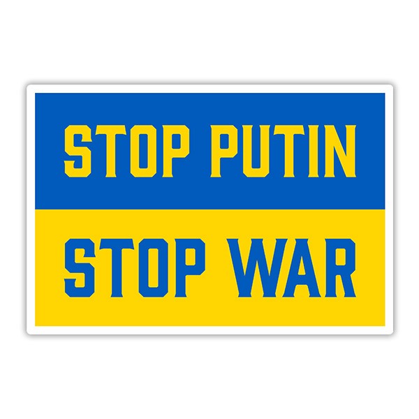 Autocollants: Stop Putin Stop War