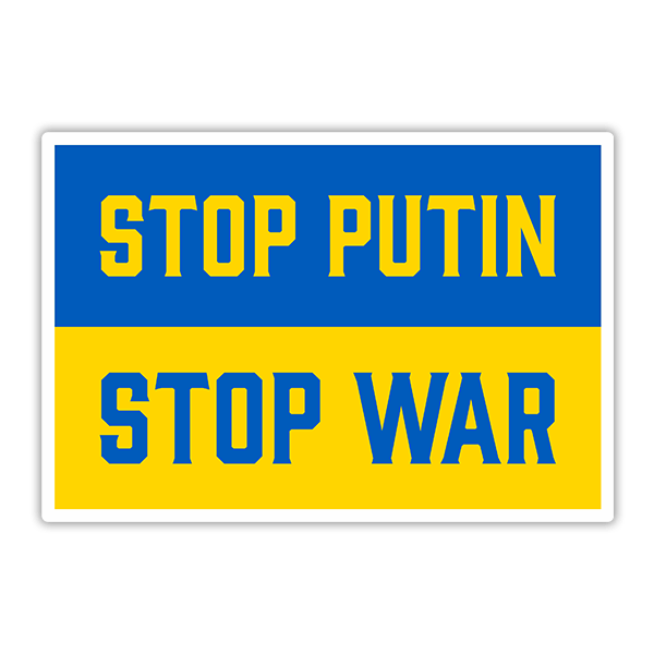 Autocollants: Stop Putin Stop War