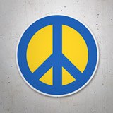 Autocollants: Symbole de la Paix Ukraine  3