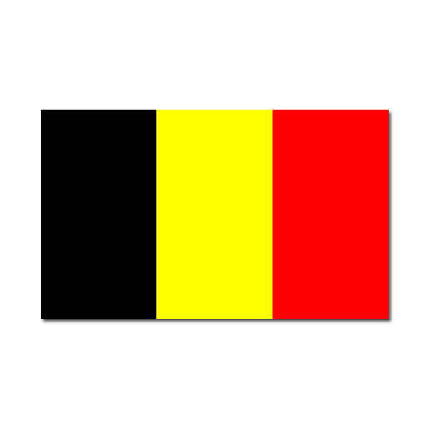 Autocollants: Drapeau belge