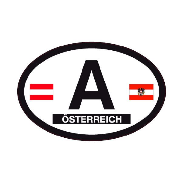 Autocollants: Autriche ovale