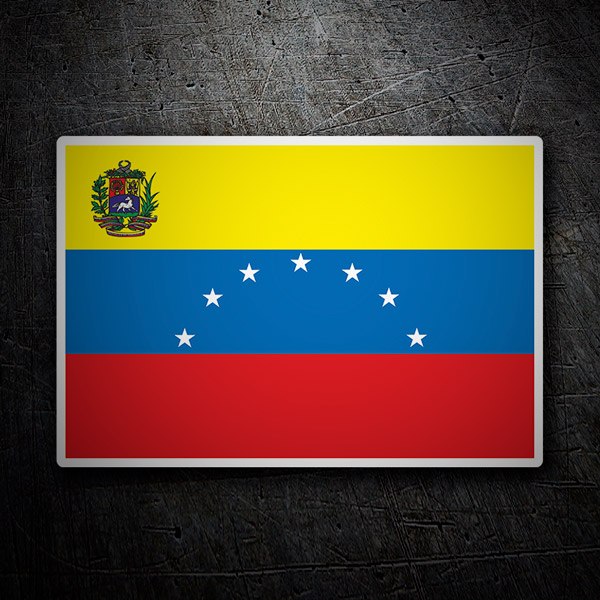 Autocollants: Drapeau Venezuela 1