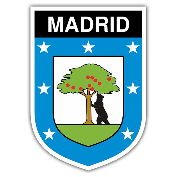 Autocollants: Écusson Madrid