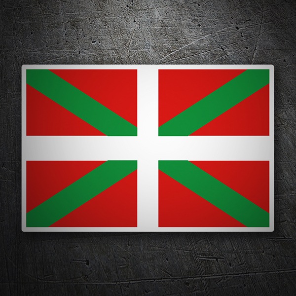 Autocollants: Drapeau Euskadi