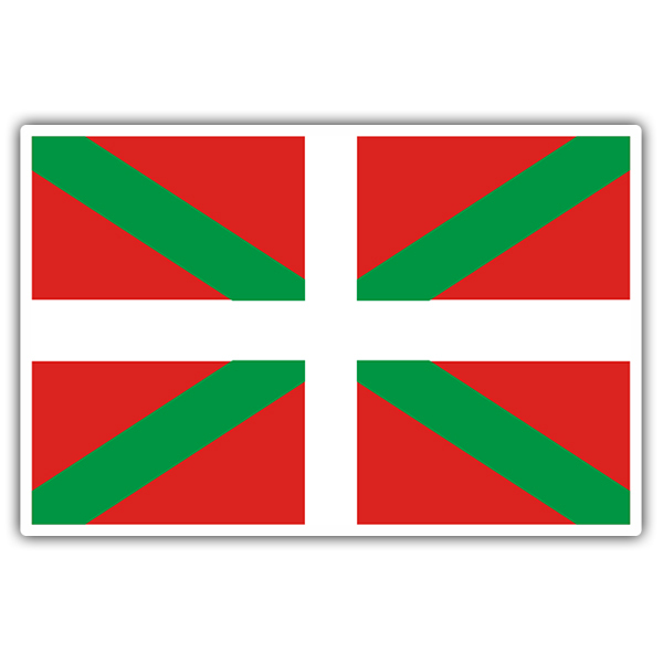 Autocollants: Drapeau Euskadi