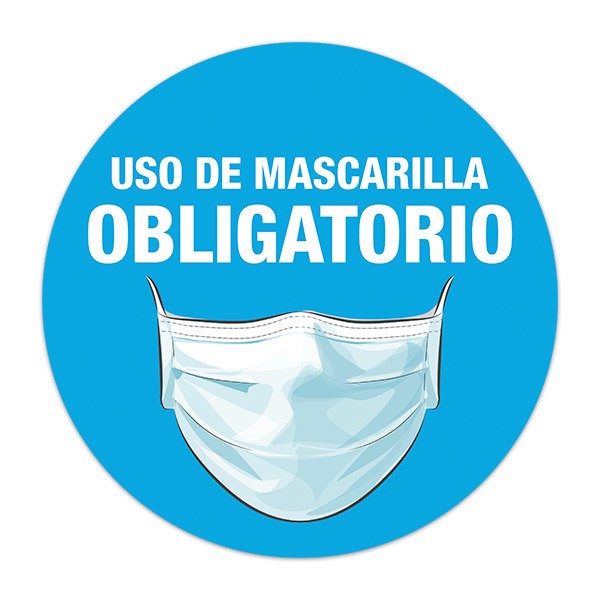 Autocollants: Protection utilisation du masque obligatoire