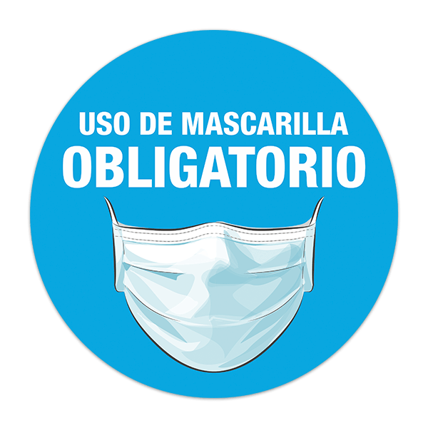 Autocollants: Protection utilisation du masque obligatoire