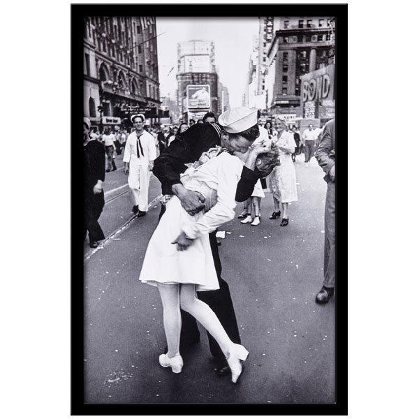 Stickers muraux: Le Baiser, Times Square (1945)