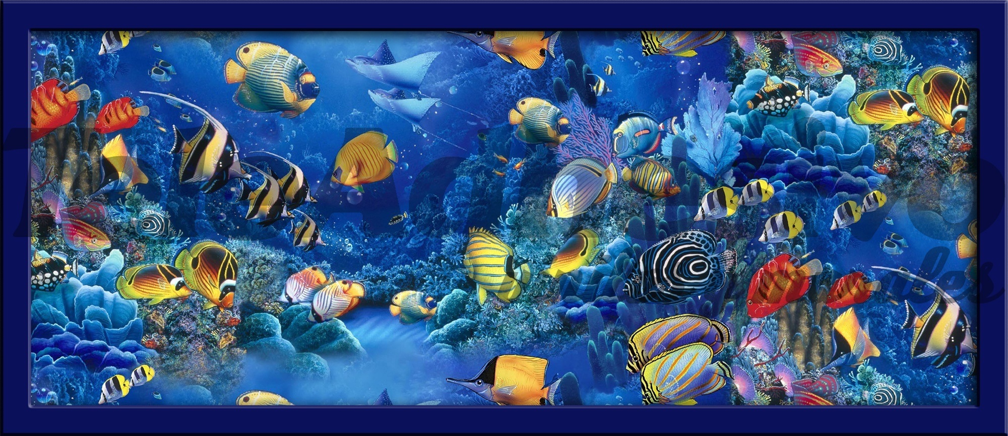 Stickers muraux: Peinture des fonds marins
