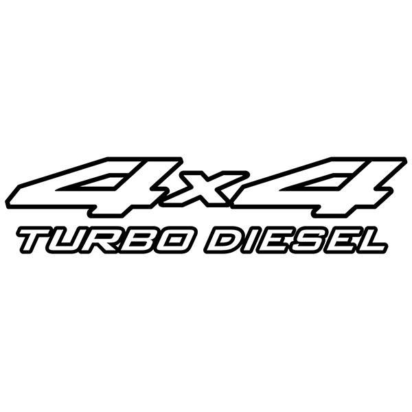 Autocollants: 4x4 turbo diesel