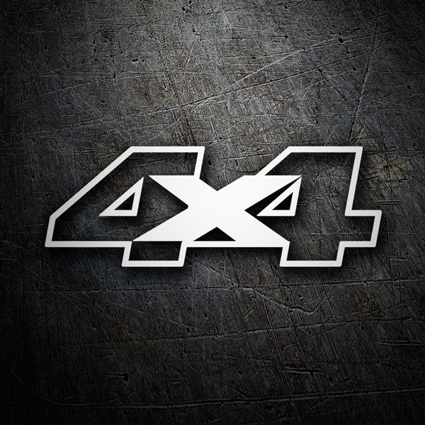 Autocollants: 4x4 Composition Unie