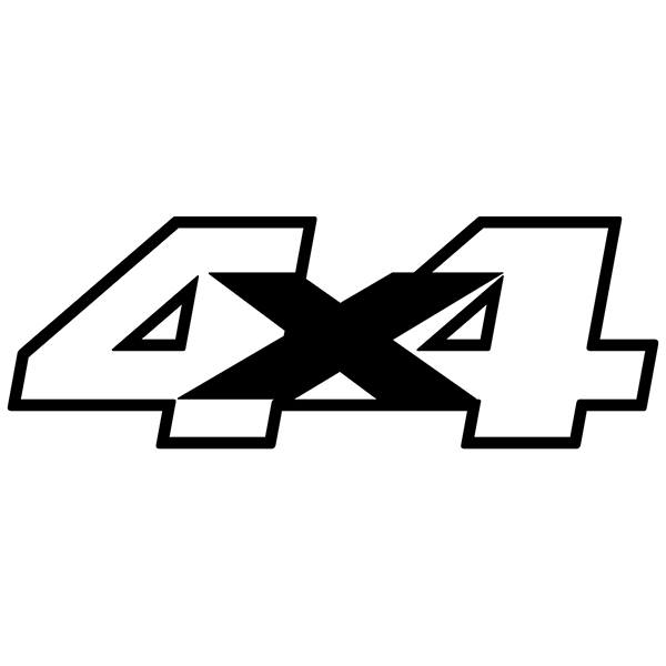Autocollants: 4x4 Composition Unie